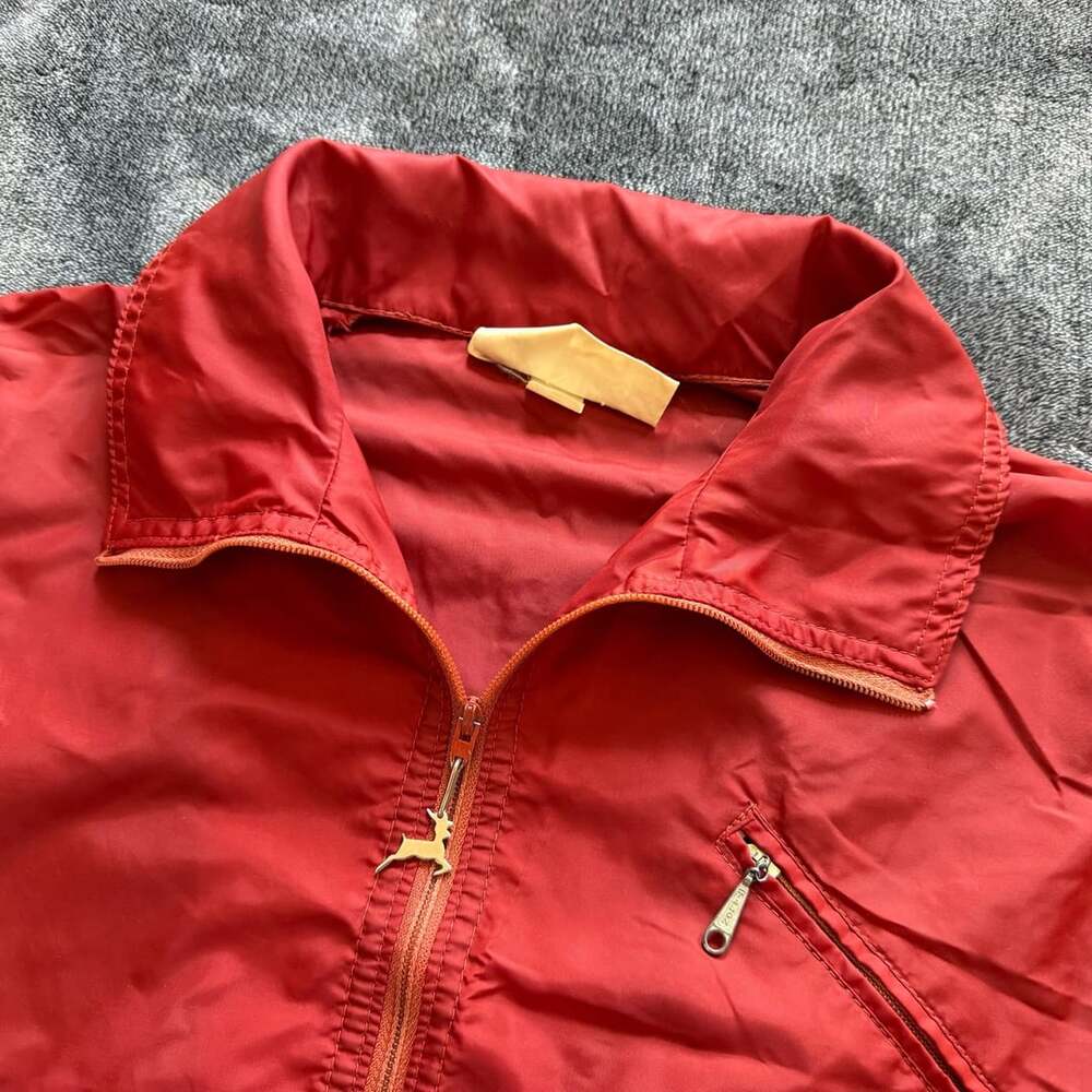 50/60s White Stag 1/4 Zip Tech Windbreaker USA Made